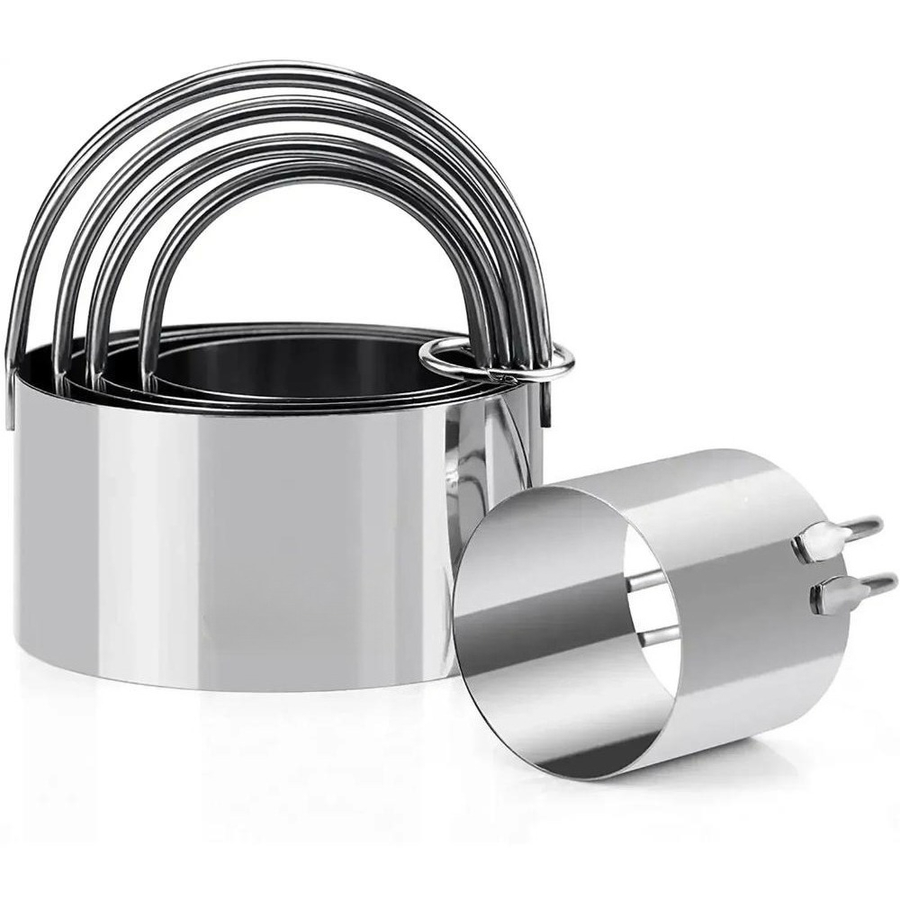 Cookies Pack - Biscuit Mold Set Round Stainless Steel