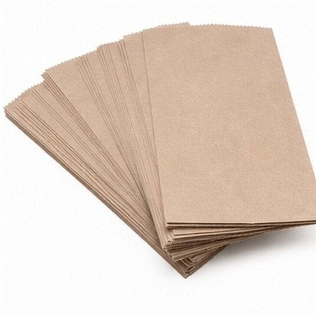 Cookies Pack - 100Pcs Takeaway Packing Bag Kraft Paper