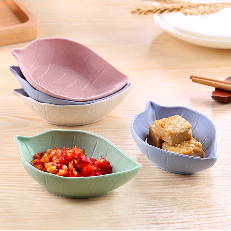 Chocolate Snack - Kitchen Leaf Plastic Seasoning Dish Food