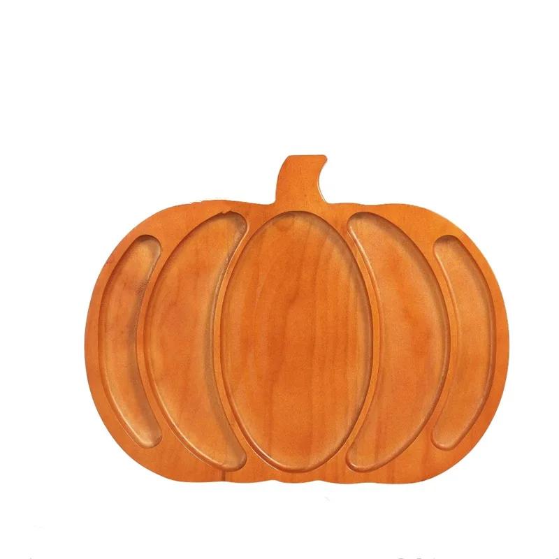 Dried Fruit - 2026 New Halloween Wooden Grid Pumpkin