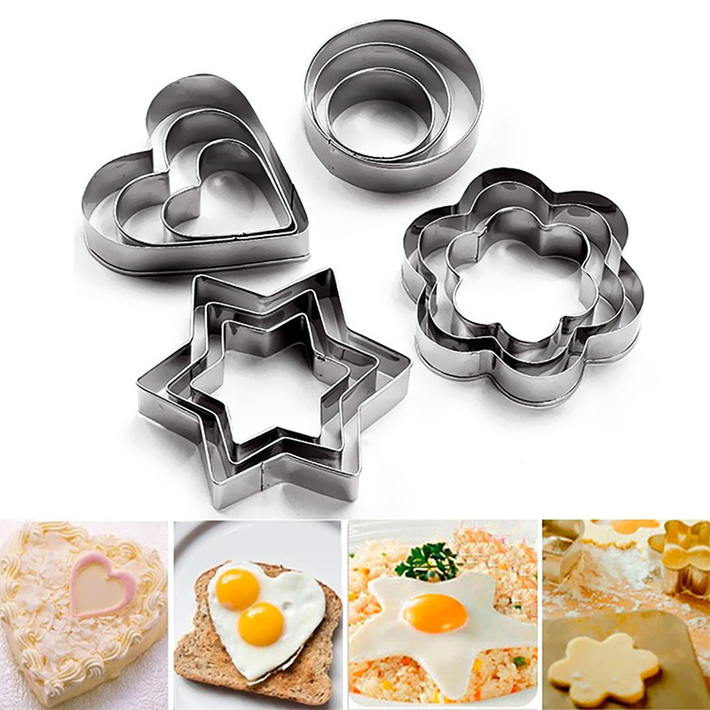 Cookies Pack - 3pcs/Set Stainless Steel Cookie Cutter Set