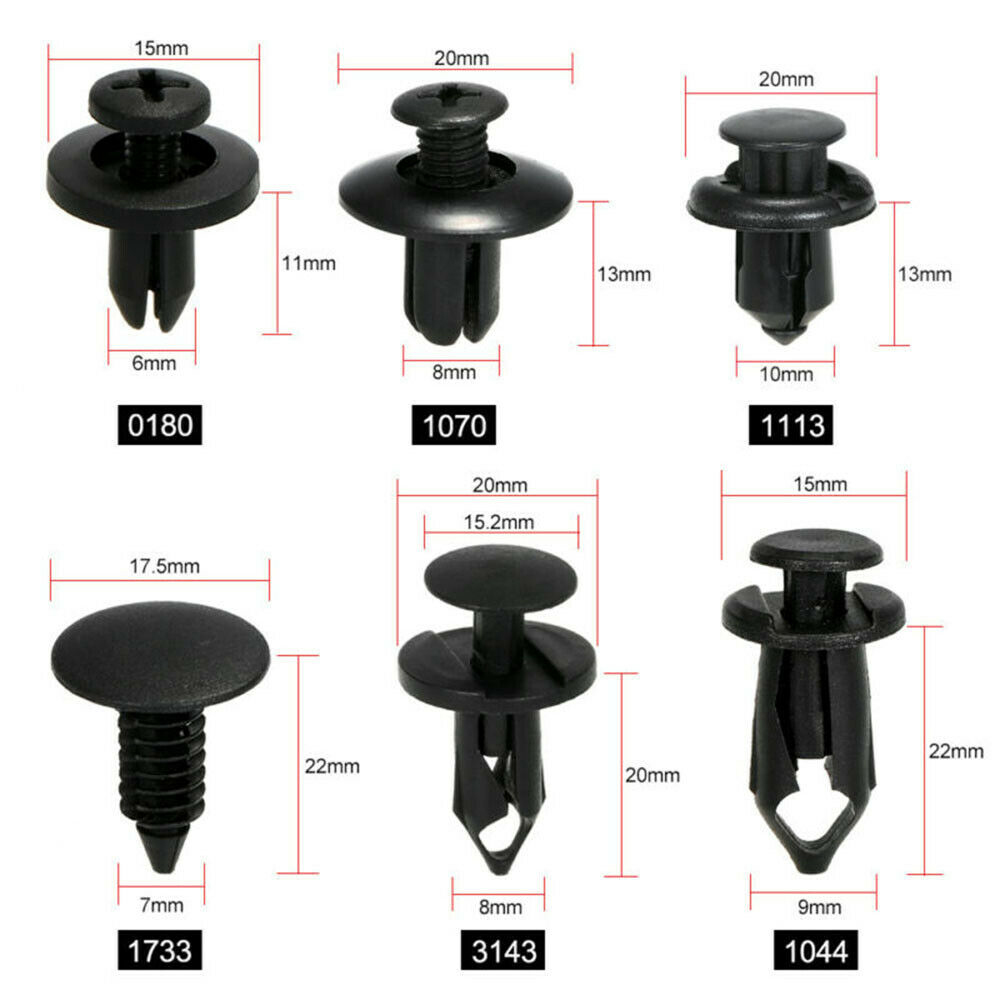 Trail Mix - Fastener Clip Mixed Car Body Push