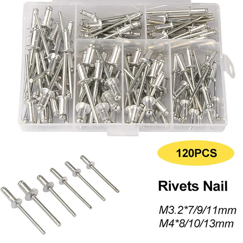 120Pcs Rivets / Heavy Duty Riv - Nuts Mix review and price