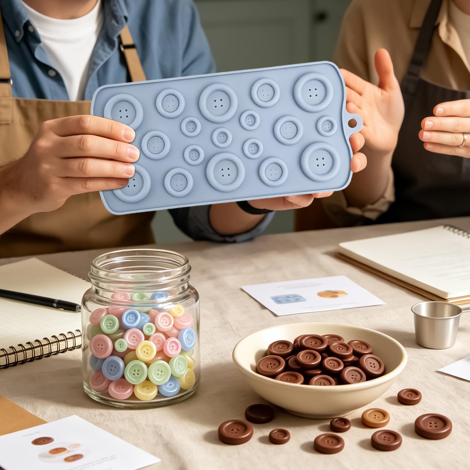 19 Cavity Button Chocolate Mol - Gummy Candy review and price