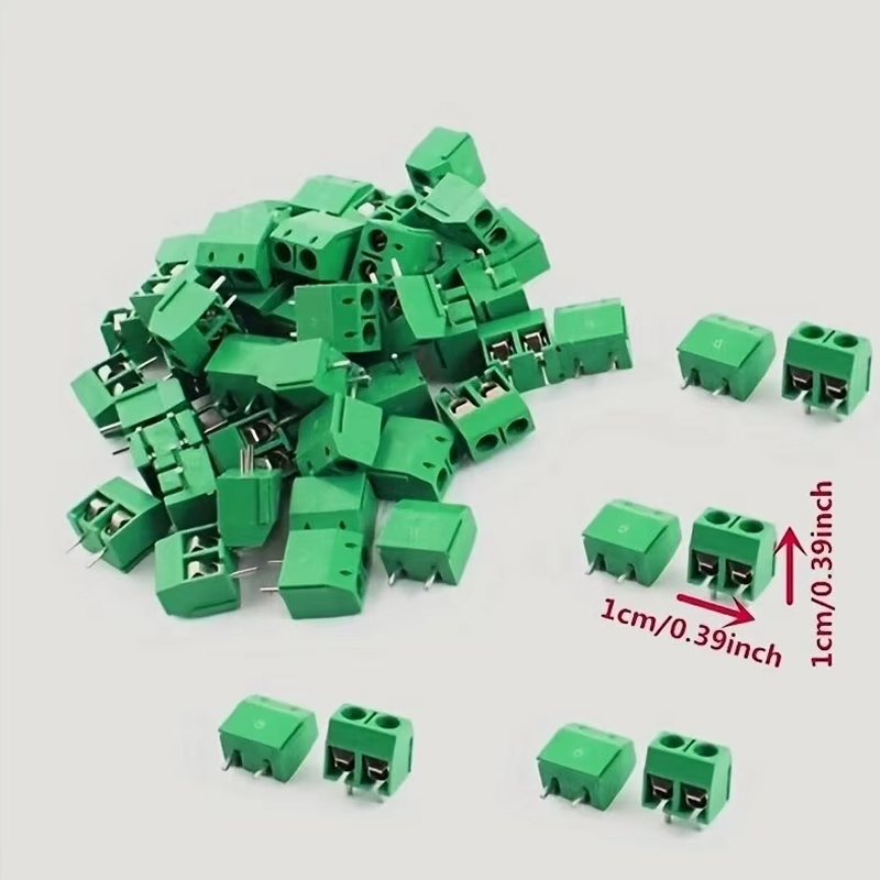 50PCS PCB Terminal Block Conne - Nuts Mix review and price