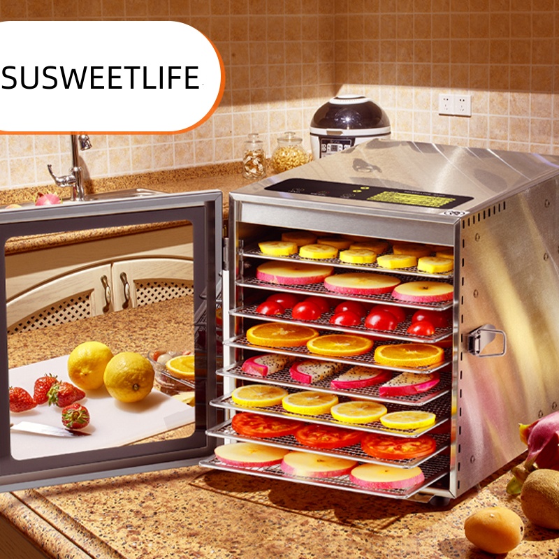 Large Capacity 8-Tray Food Deh - Healthy Snacks Food review and price