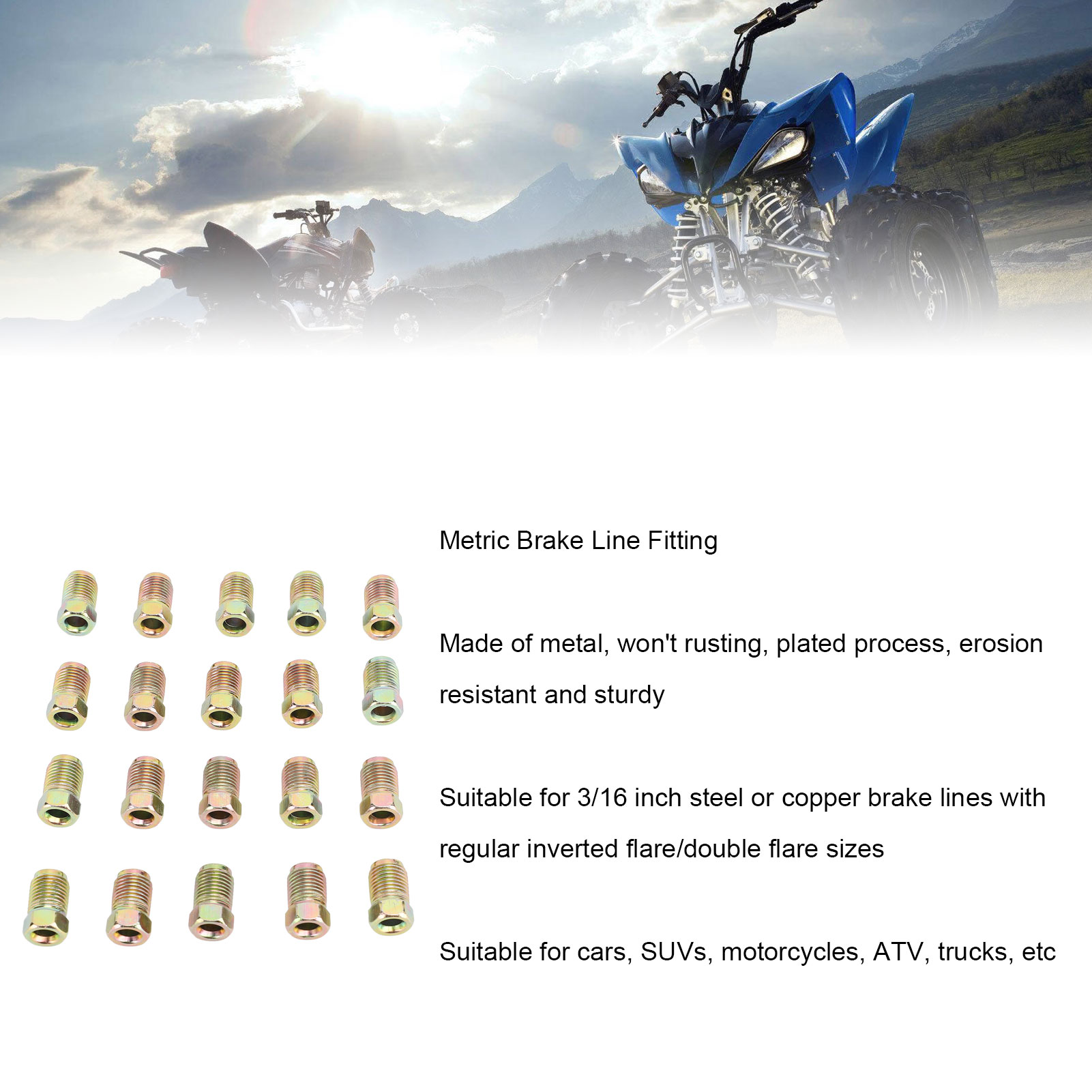Brake Line Fittings Assortment - Nuts Mix review and price