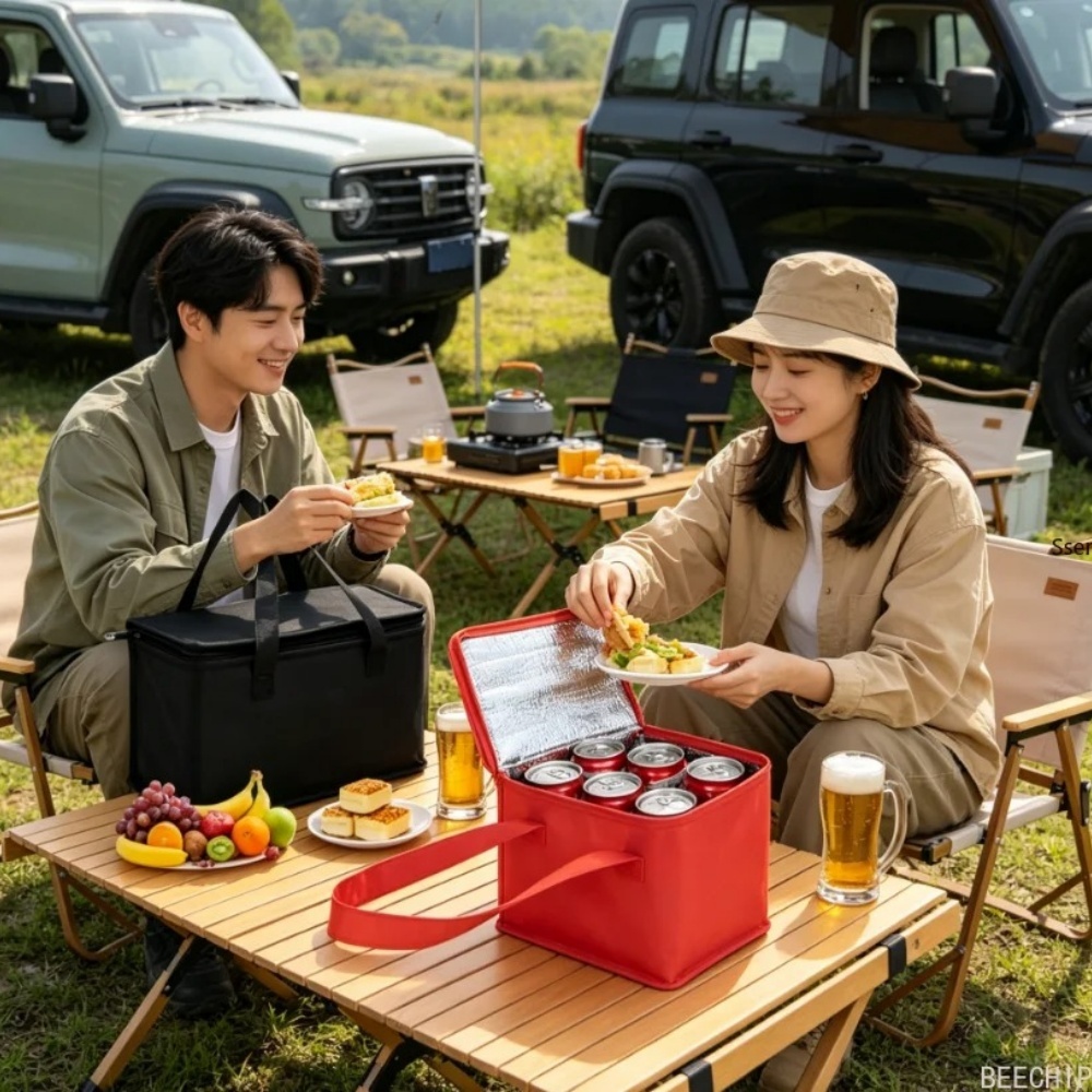Portable Lunch Cooler Bag Fold - Food Snacks Delivery review and price