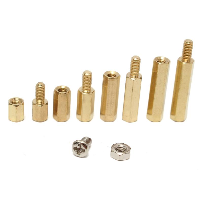 120pcs M3 Male Female Brass He - Nuts Mix review and price