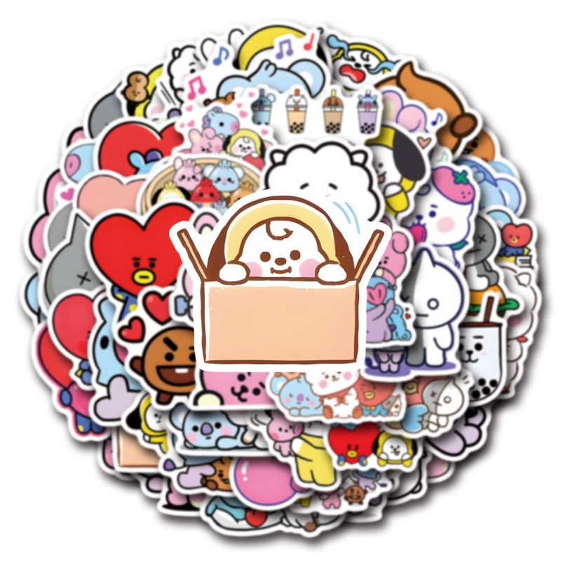 100/200PCS BT21 Chimmy Cooky k - Cookies Pack review and price