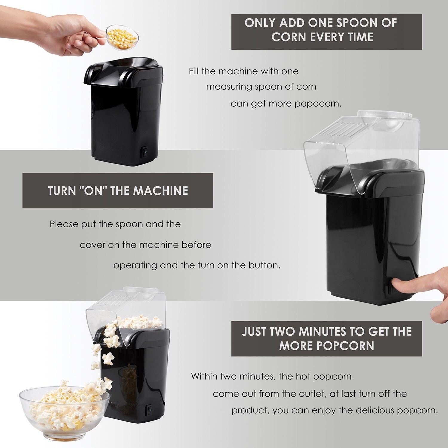 Easy Operate Small Home Use Po - Popcorn review and price
