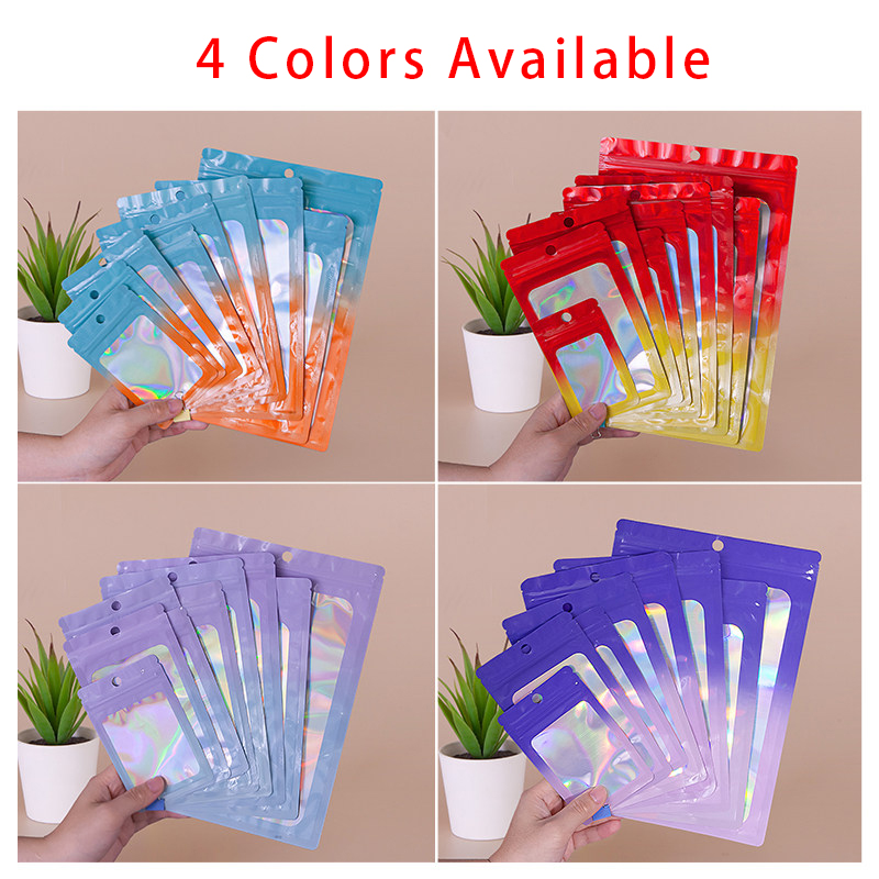 Holographic Color Square Zippe - Dried Fruit review and price