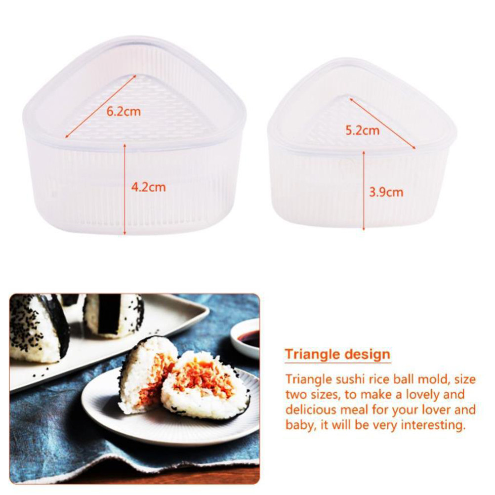 2Pcs Triangle Rice Ball Mold S - Seaweed Snack review and price