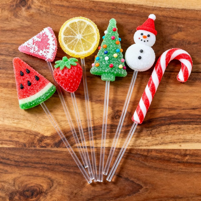 20/100pcs Acrylic Lollipop Sti - Chocolate Snack review and price