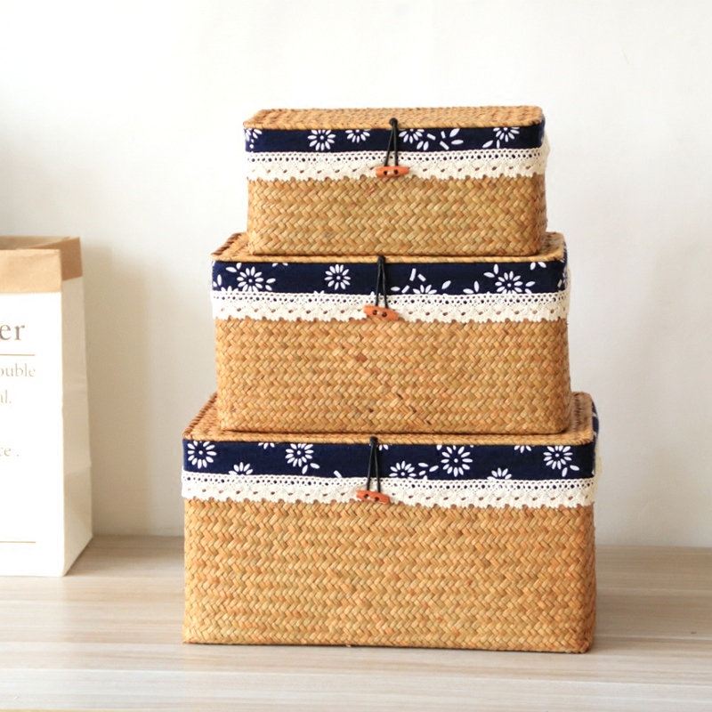 Seaweed Woven Box Grass Basket - Seaweed Snack review and price