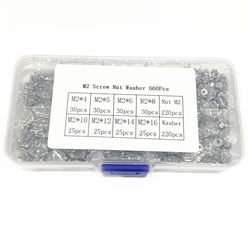 1 Box/660PCS M2*4 5 6 8 14 16M - Nuts Mix review and price