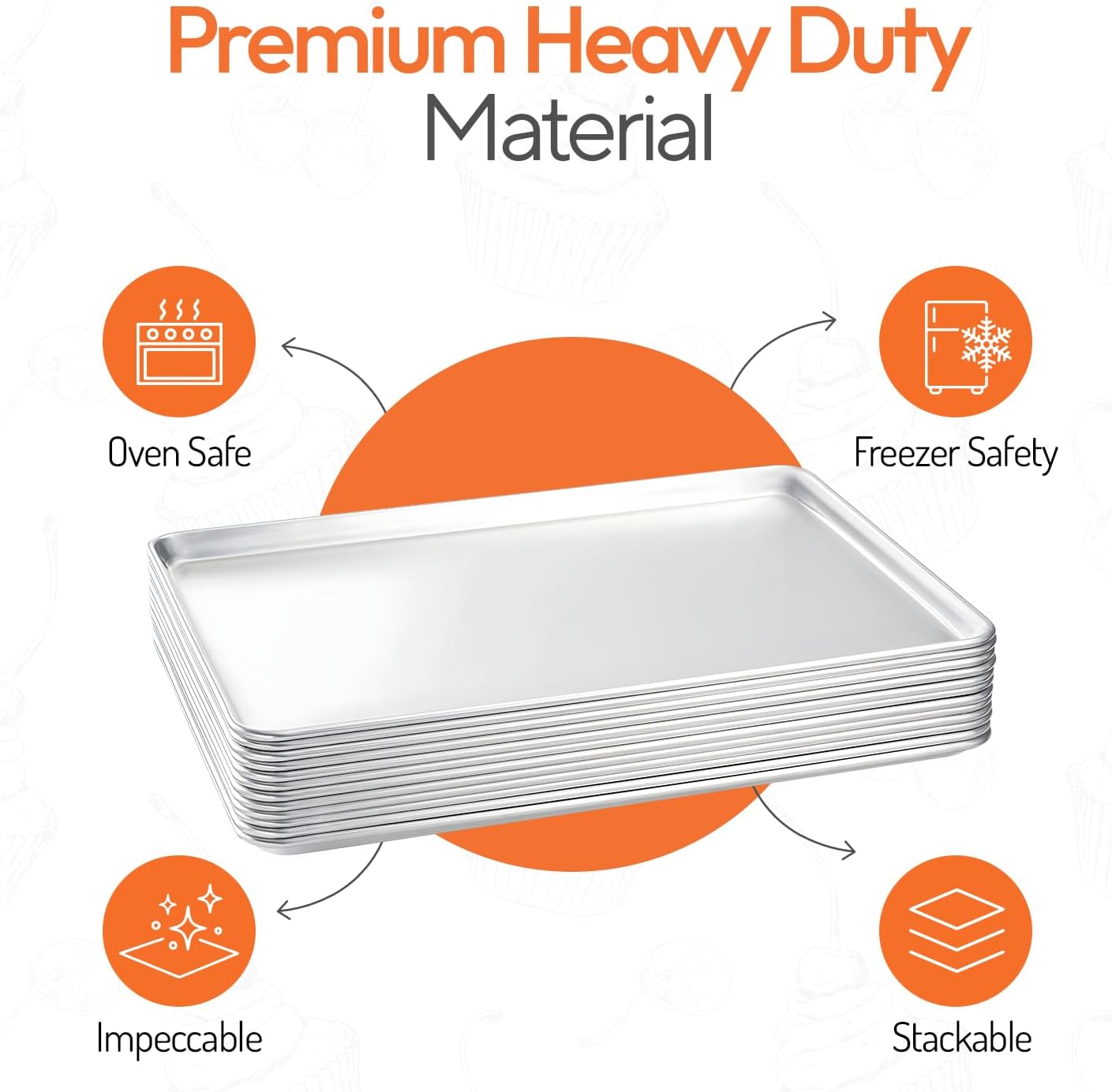 Full Size Commercial Aluminum  - Cookies Pack review and price
