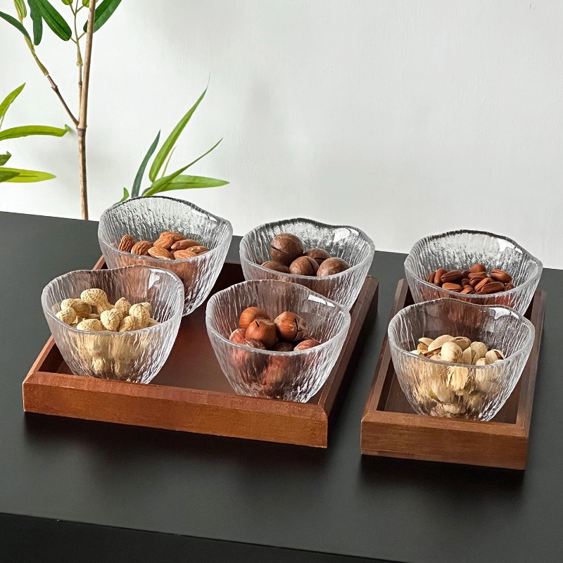Clear Glass Cups Divided Nut T - Dried Fruit review and price