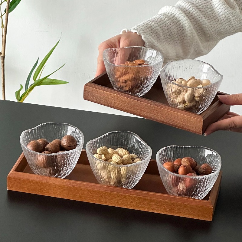 Clear Glass Cups Divided Nut T - Dried Fruit review and price