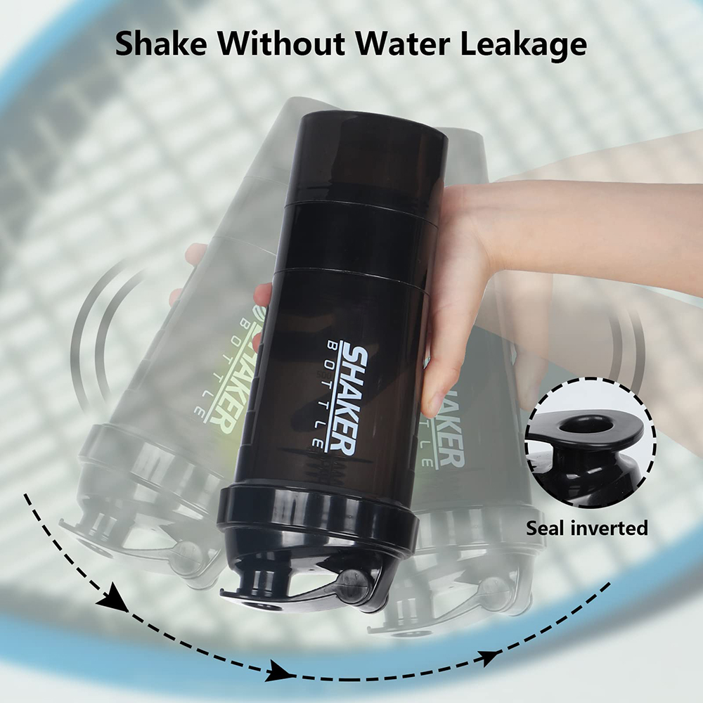 3 Layers Shaker Protein Bottle - Protein Bar review and price