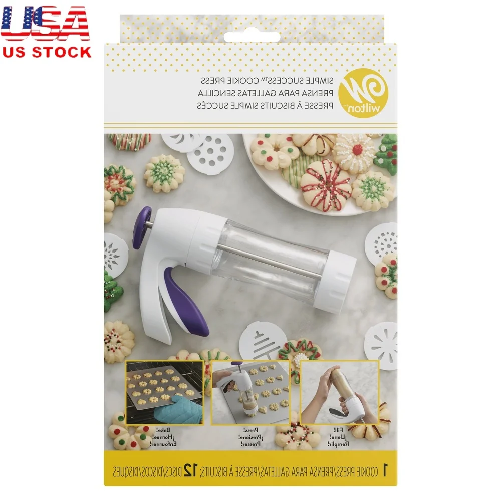 Ergonomic Cookie Press 13-Piec - Cookies Pack review and price
