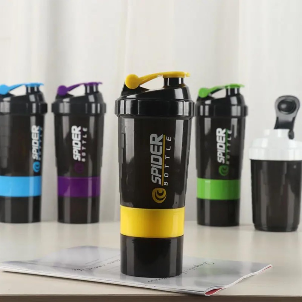 3 Layers Shaker Protein Bottle - Protein Bar review and price