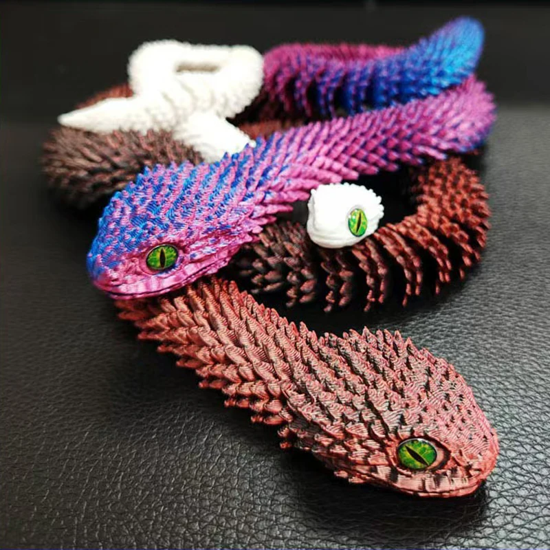 3D Printed Snake Movable Joint - Gummy Candy review and price