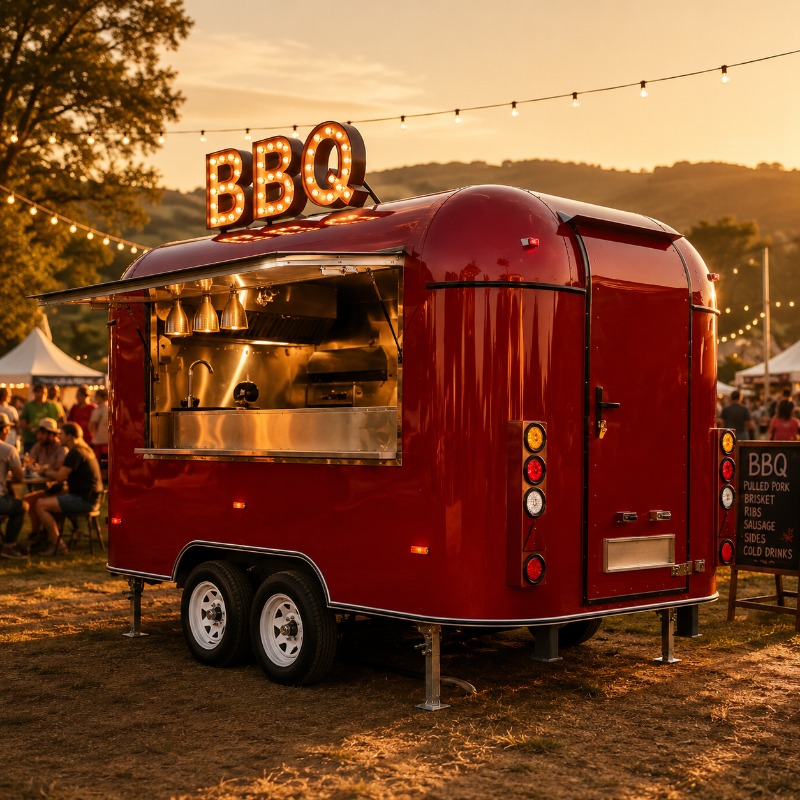 Food Truck Trailer Street Cate - Food Snacks Catering review and price