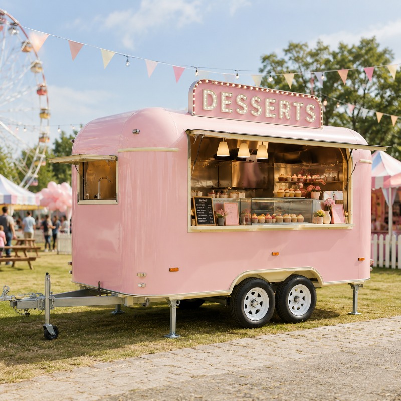 Food Truck Trailer Street Cate - Food Snacks Catering review and price