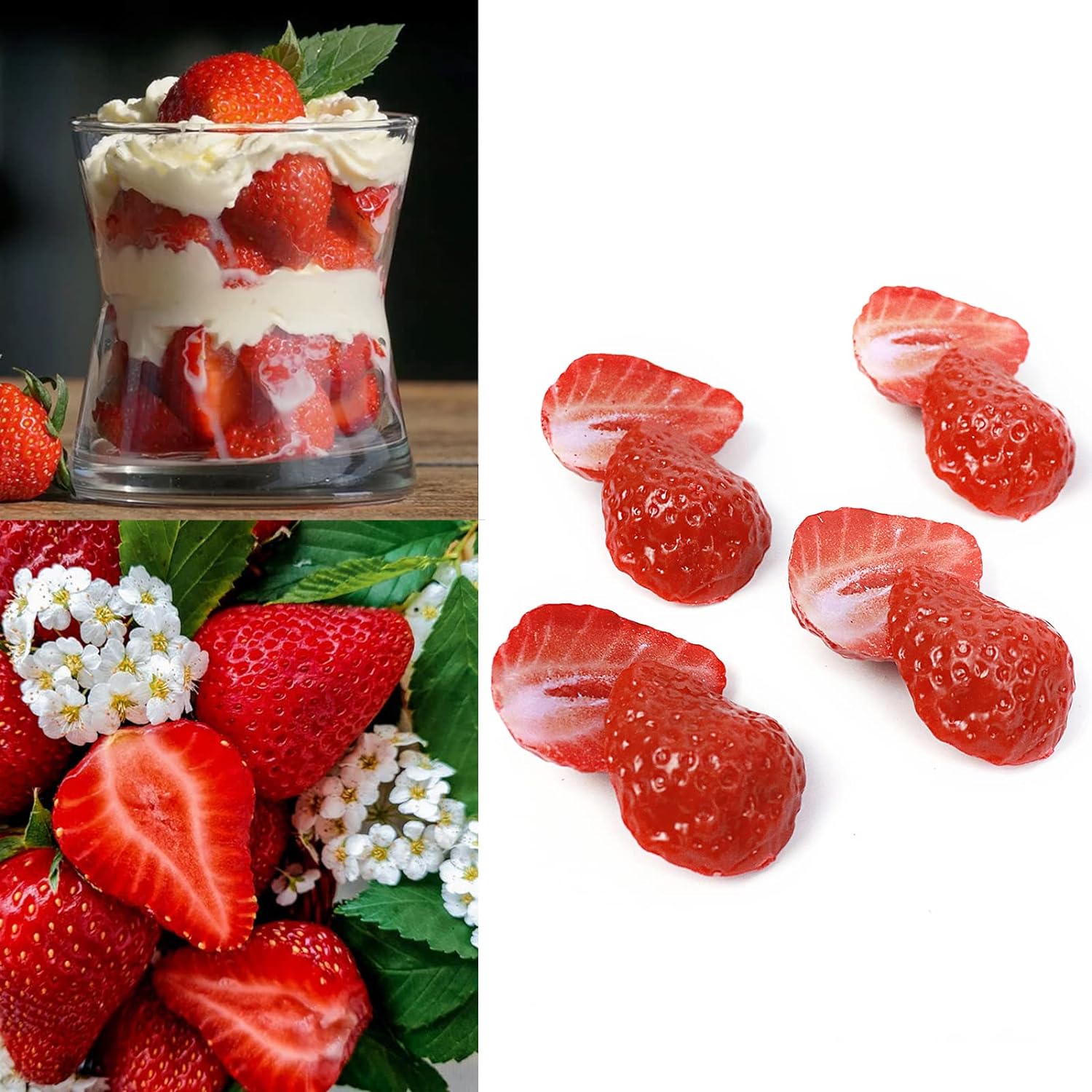 Artificial strawberry petals,  - Chocolate Snack review and price