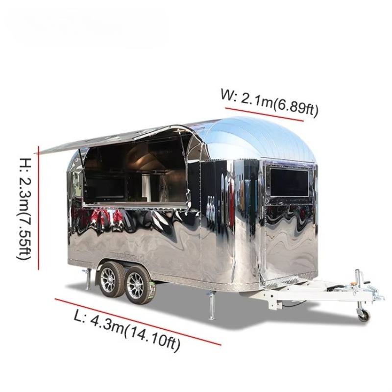 Food Truck Trailer Mobile Ice  - Popcorn review and price