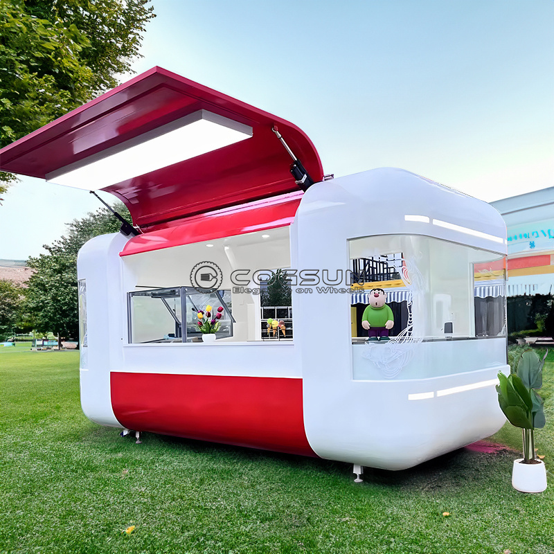 Street Mobile Food Trailer Piz - Food Snacks Catering review and price