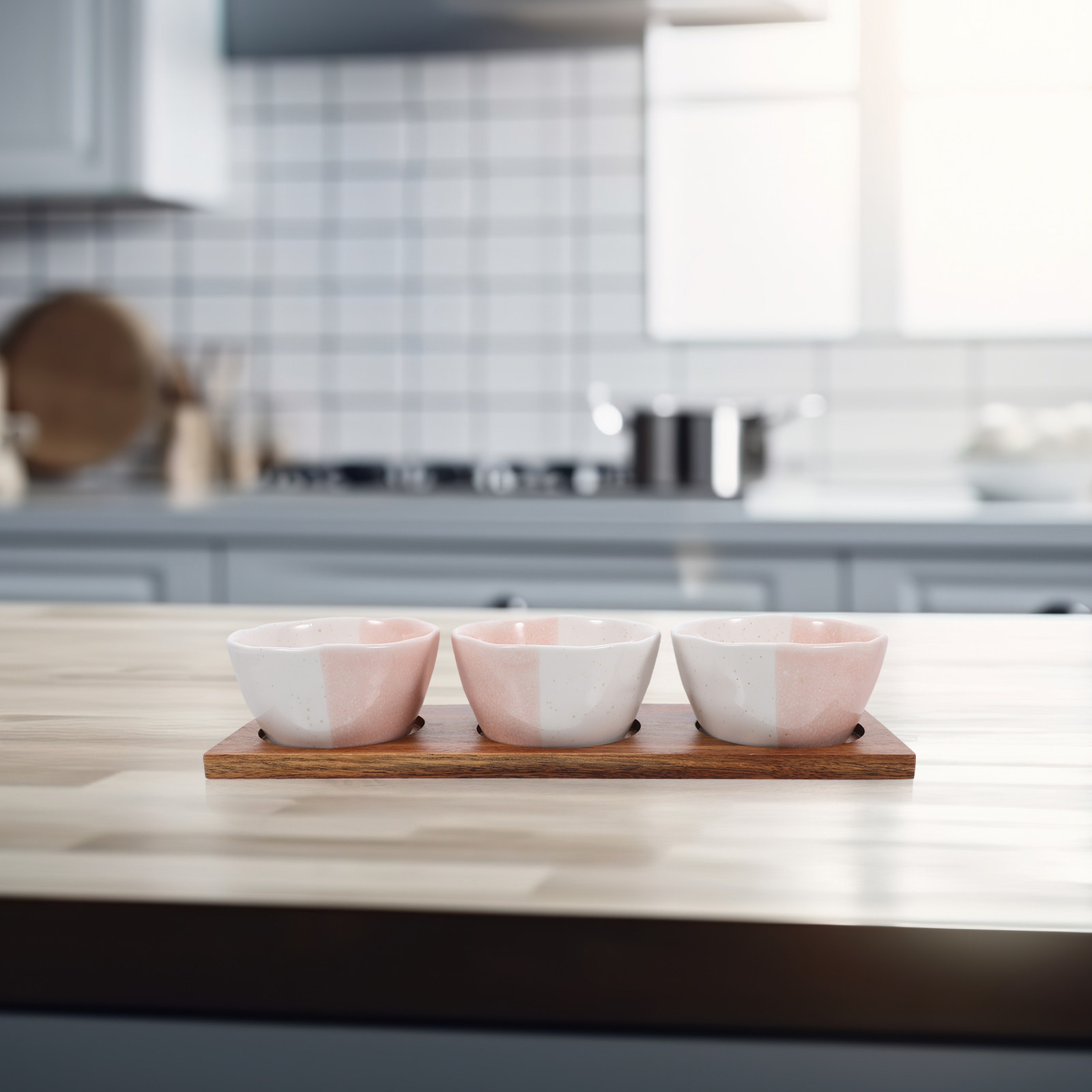1Set Ceramic Snack Bowls Wood  - Dried Fruit review and price