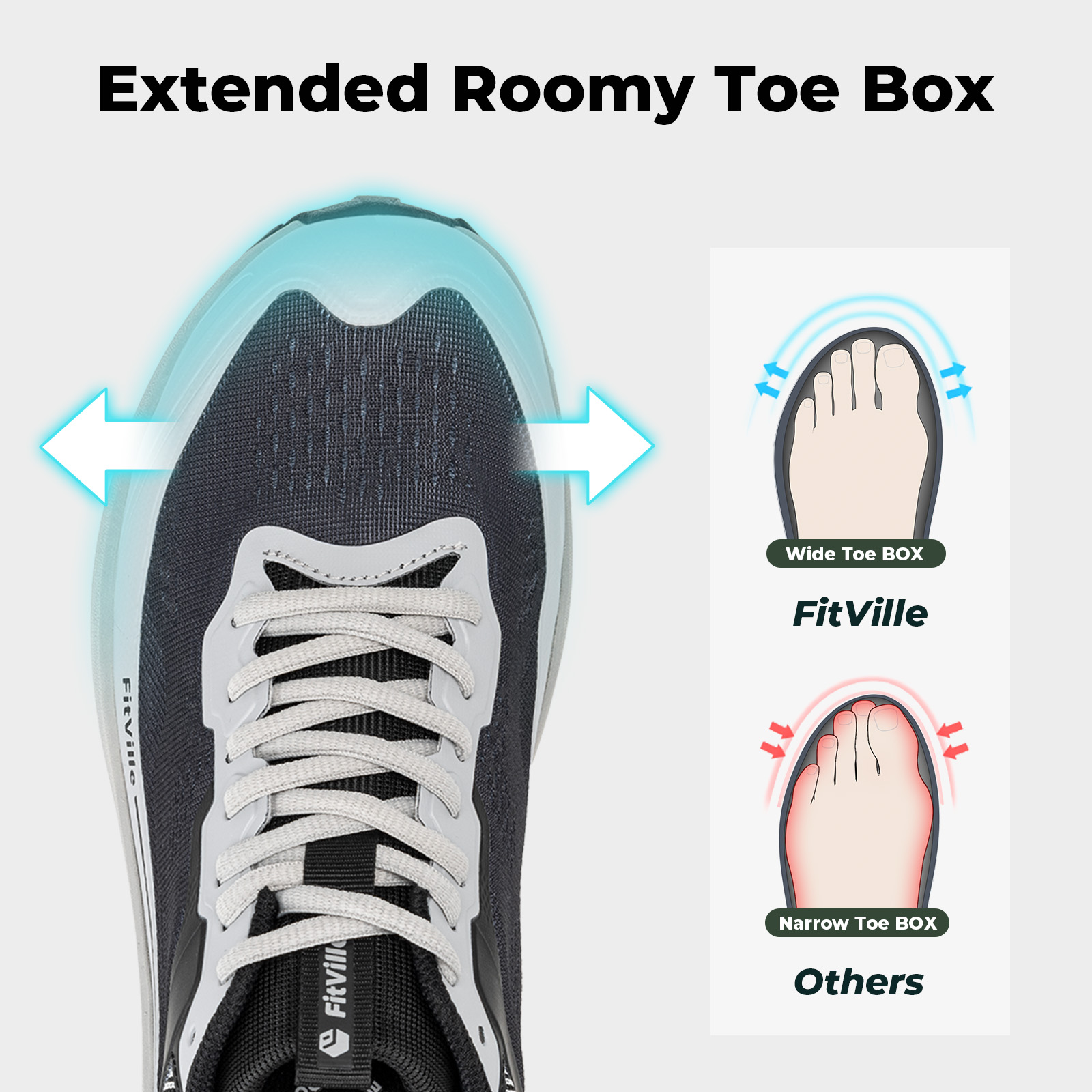 FitVille Wide Sports Shoes Wea - Trail Mix review and price