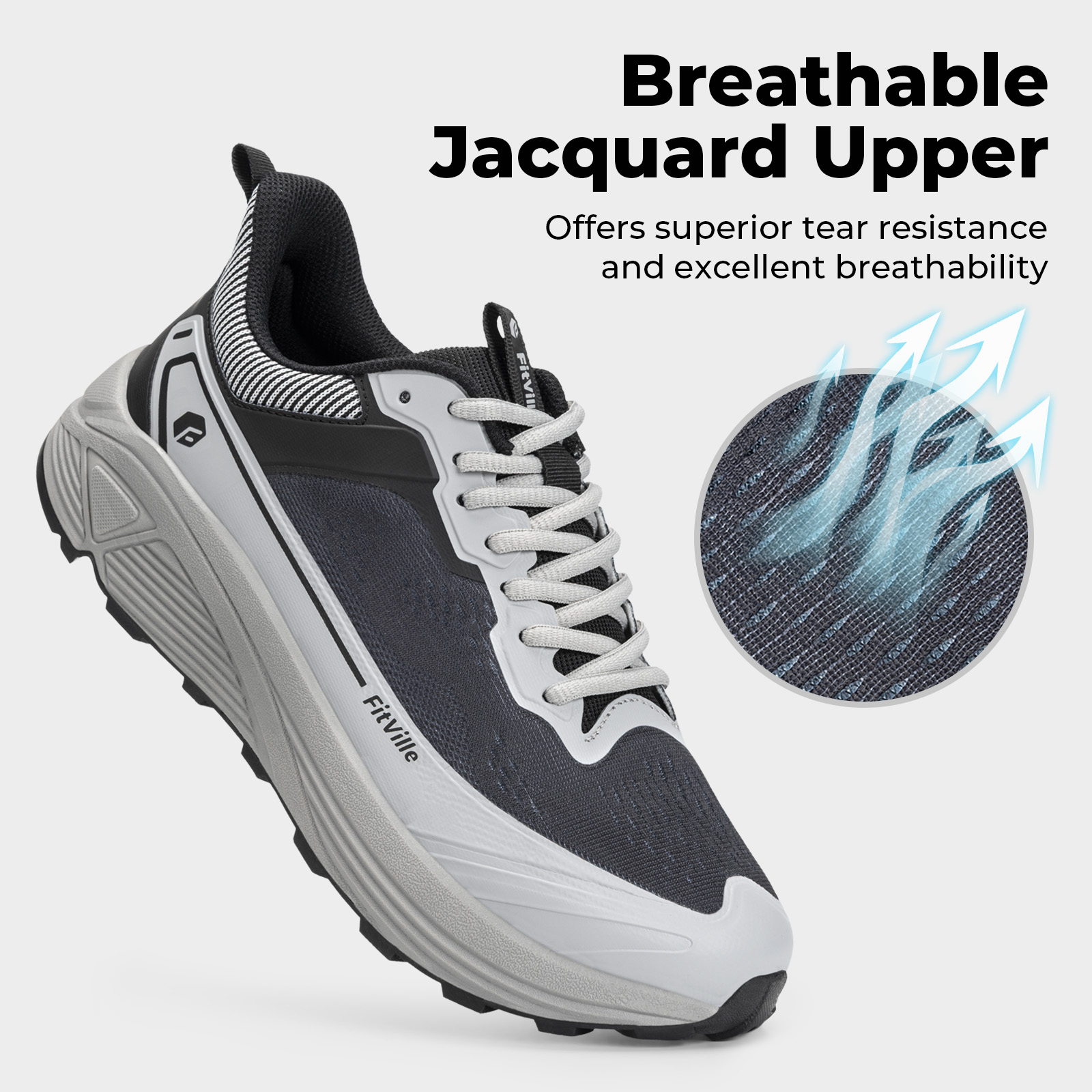 FitVille Wide Sports Shoes Wea - Trail Mix review and price