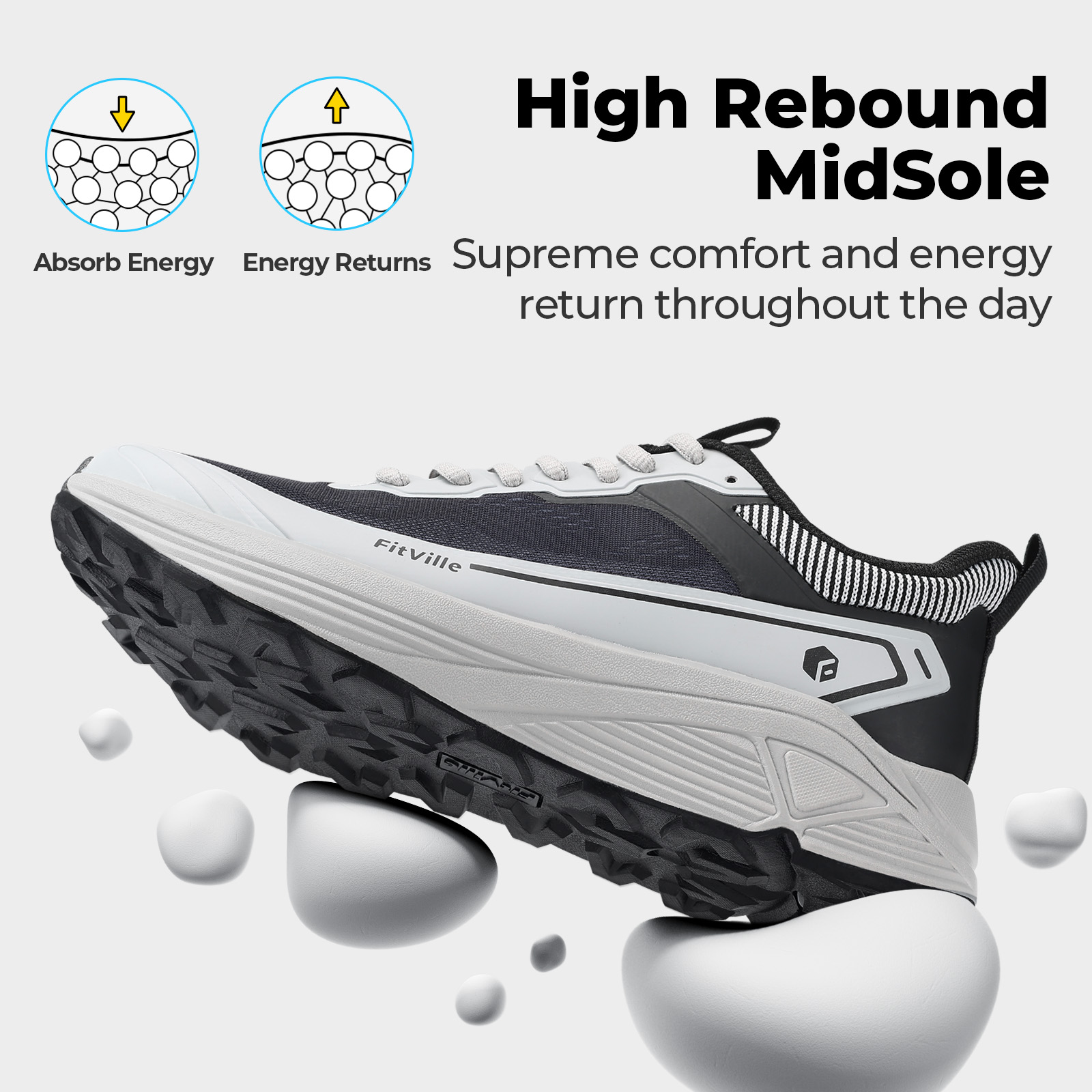 FitVille Wide Sports Shoes Wea - Trail Mix review and price