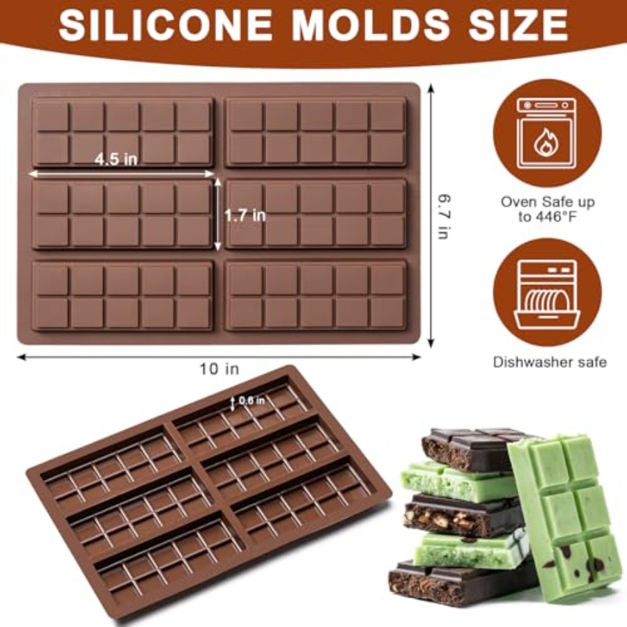 Chocolate Bar Mold Non-Stick C - Chocolate Snack review and price