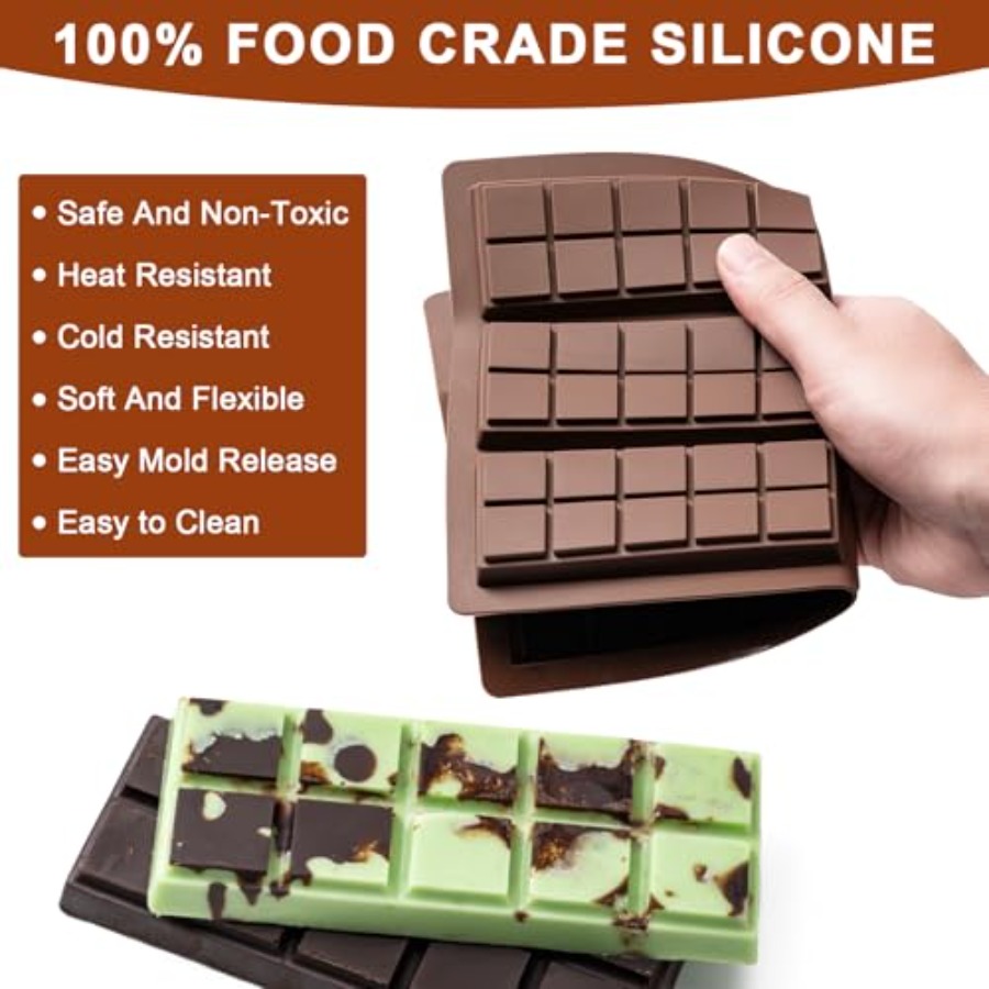 Chocolate Bar Mold Non-Stick C - Chocolate Snack review and price