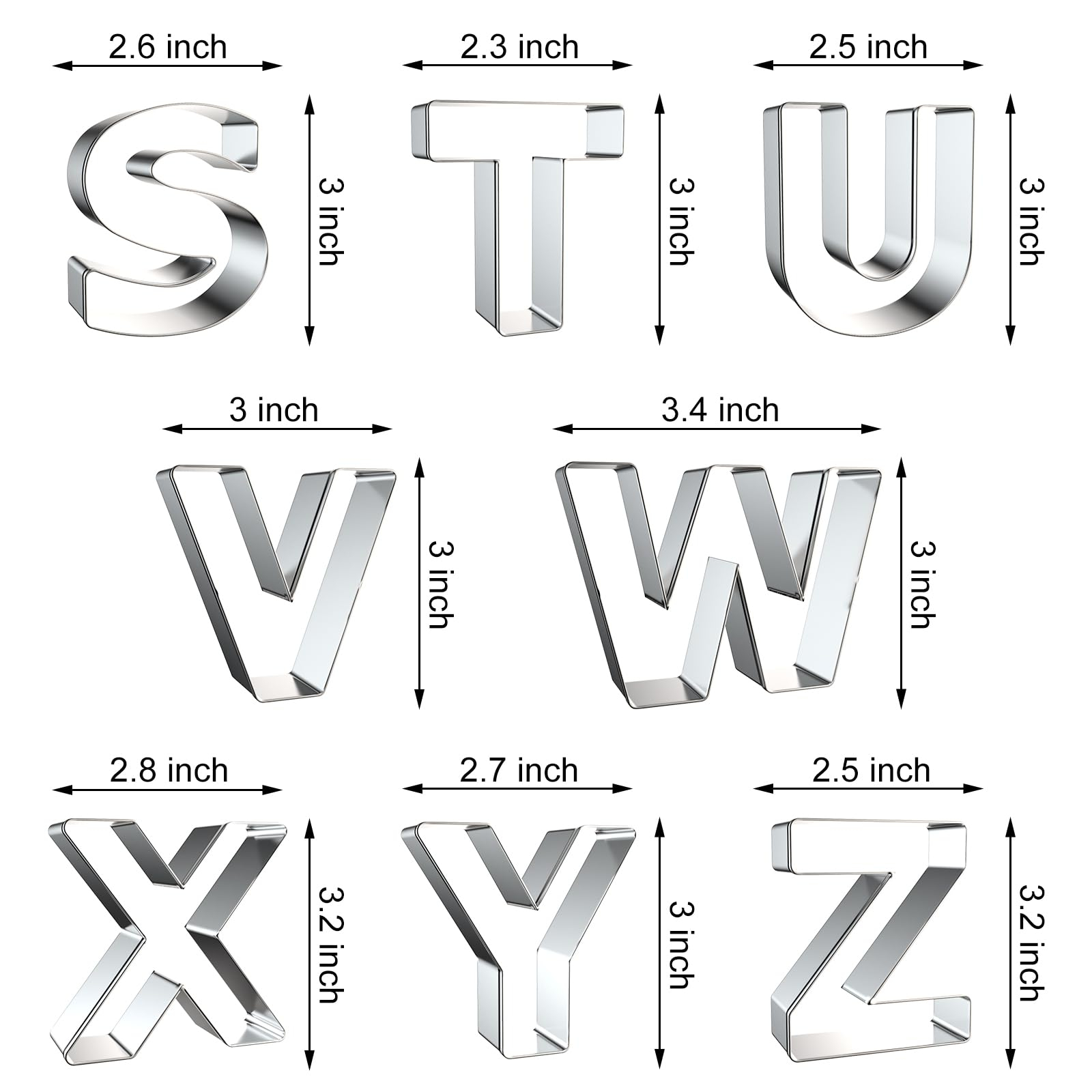 Letter Cookie Cutters Shapes - - Cookies Pack review and price