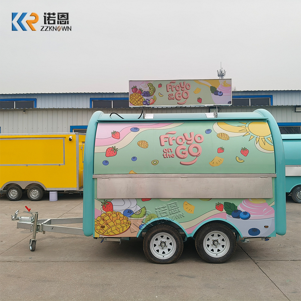 Custom Food Trailer Mobile Kit - Food Snacks Catering review and price