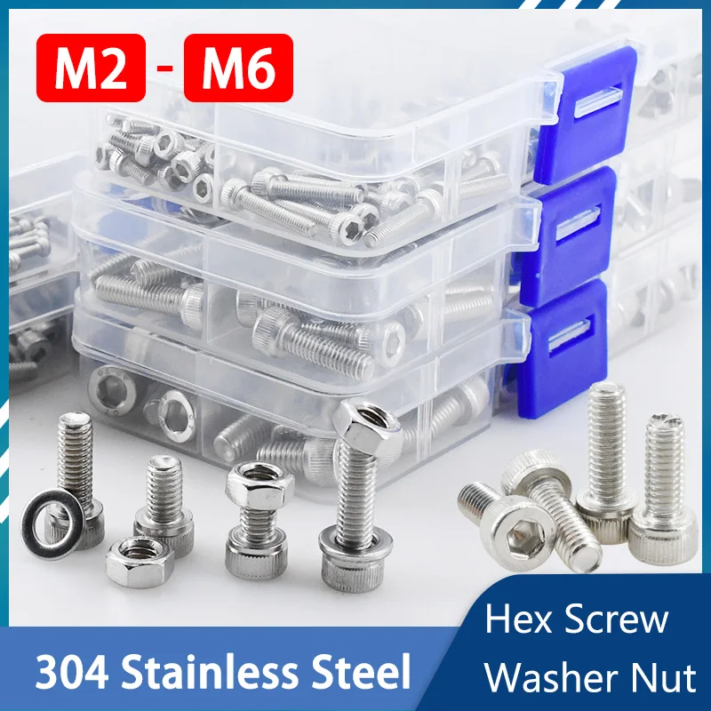 M2 M3 M4 M5 M6 304 Stainless S - Nuts Mix review and price