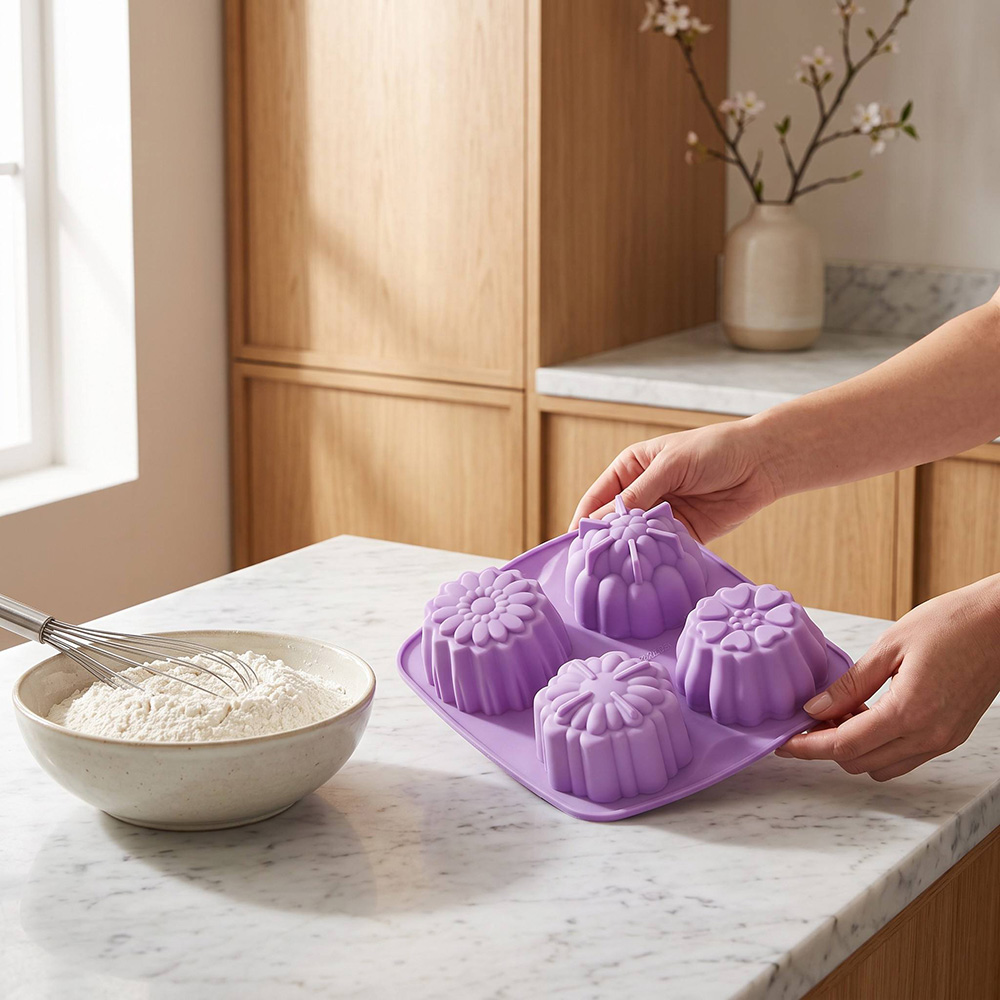 BPA Free 4-Hole Flower Shaped  - Healthy Snacks Food review and price