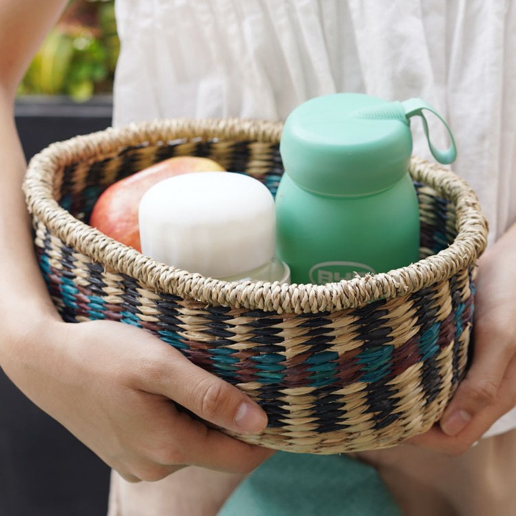 Seaweed woven storage basket C - Seaweed Snack review and price