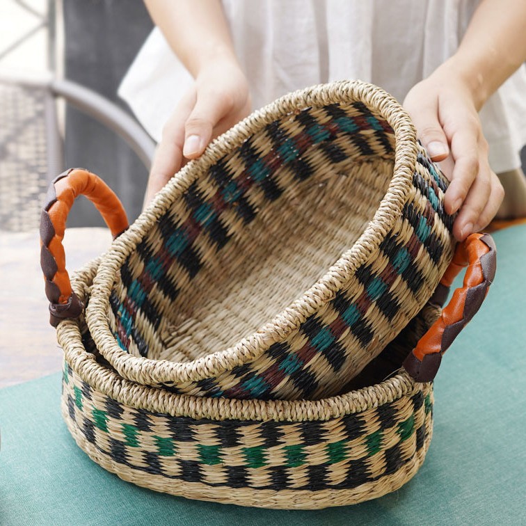Seaweed woven storage basket C - Seaweed Snack review and price