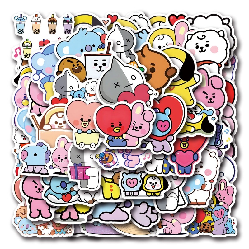 55/110PCS BT21 Chimmy Cooky ko - Cookies Pack review and price