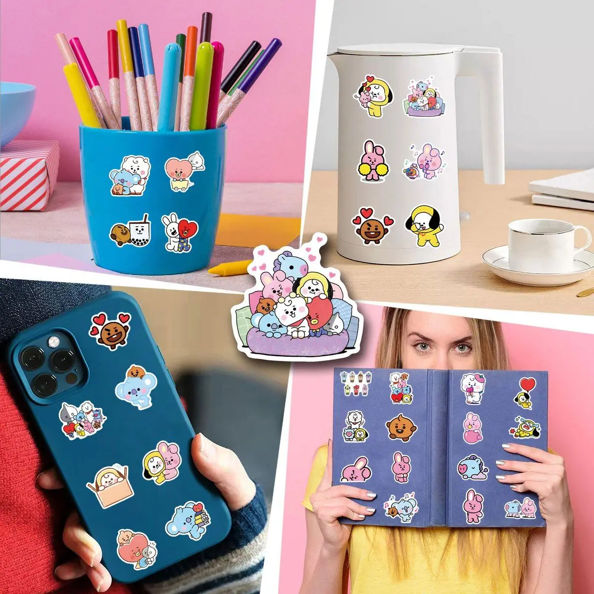 55/110PCS BT21 Chimmy Cooky ko - Cookies Pack review and price